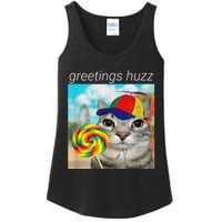 Greetings Huzz Funny Gen Z Gen Alpha Slang Meme Ladies Essential Tank