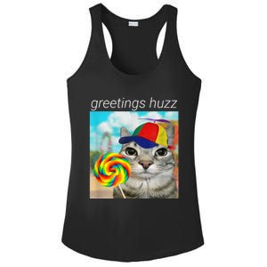 Greetings Huzz Funny Gen Z Gen Alpha Slang Meme Ladies PosiCharge Competitor Racerback Tank