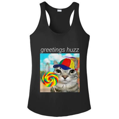 Greetings Huzz Funny Gen Z Gen Alpha Slang Meme Ladies PosiCharge Competitor Racerback Tank