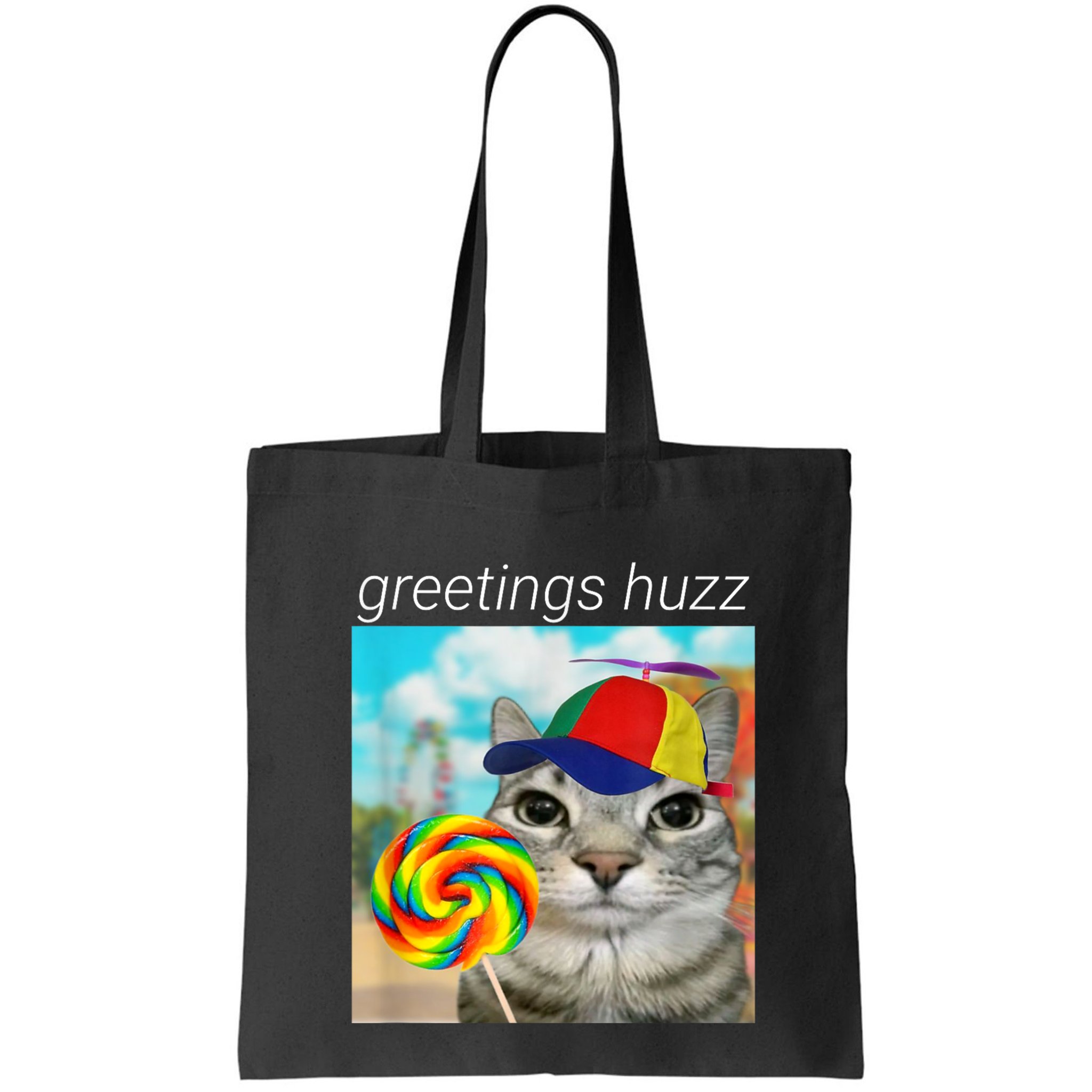 Greetings Huzz Funny Gen Z Gen Alpha Slang Meme Bag