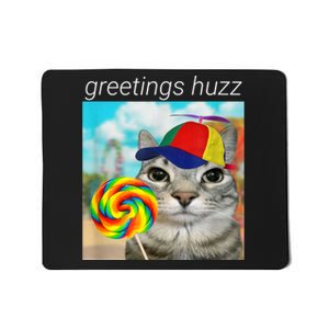 Greetings Huzz Funny Gen Z Gen Alpha Slang Meme Mousepad