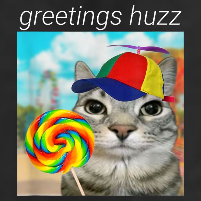 Greetings Huzz Funny Gen Z Gen Alpha Slang Meme 25L Jumbo Tote
