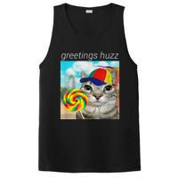 Greetings Huzz Funny Gen Z Gen Alpha Slang Meme PosiCharge Competitor Tank