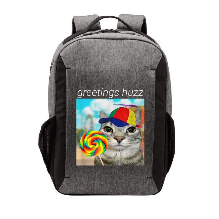 Greetings Huzz Funny Gen Z Gen Alpha Slang Meme Vector Backpack