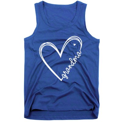 Grandma Heart For Christmas MotherS Day Birthdays Gift Tank Top