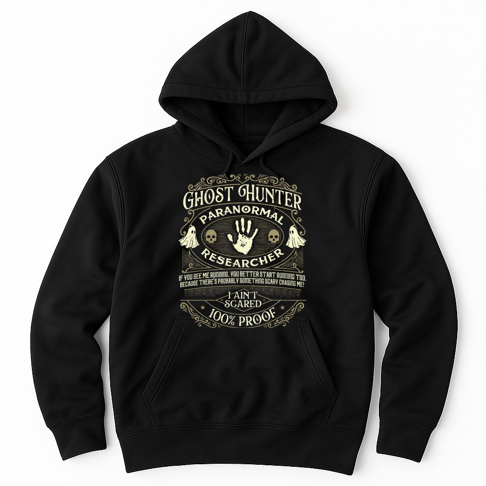 Ghost Hunter Ghost Hunting Halloween Paranormal Activity Hoodie