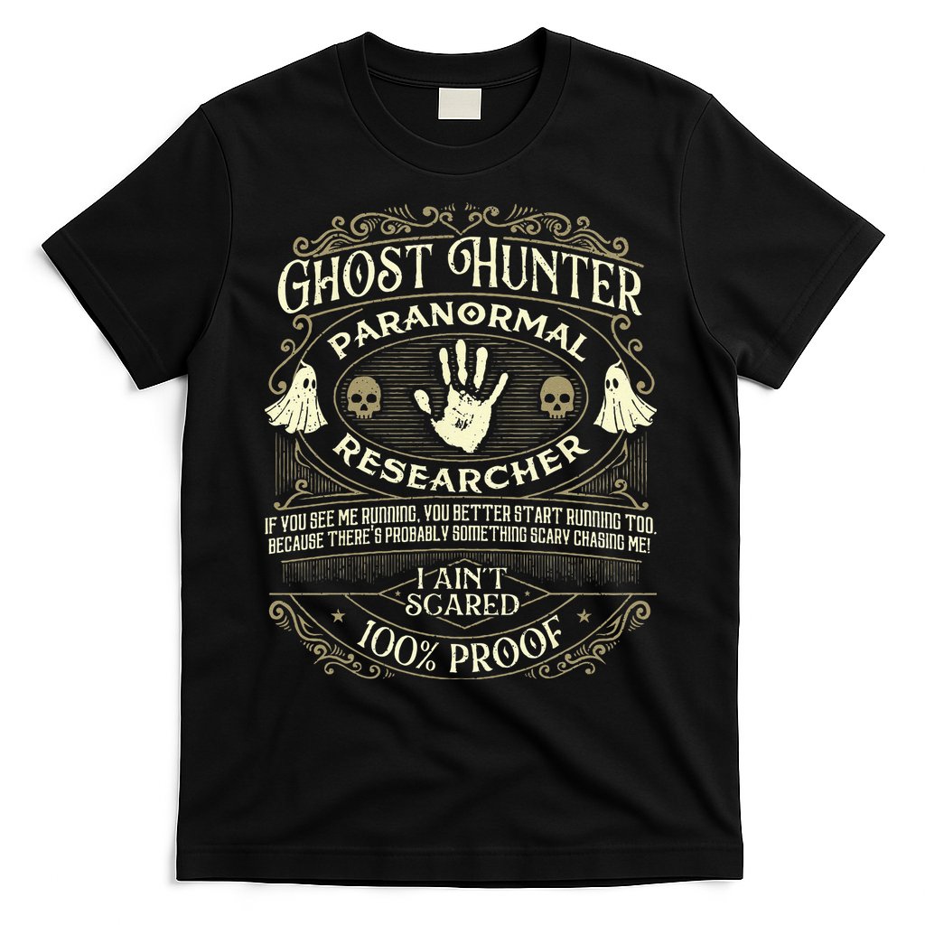 Ghost Hunter Ghost Hunting Halloween Paranormal Activity T-Shirt