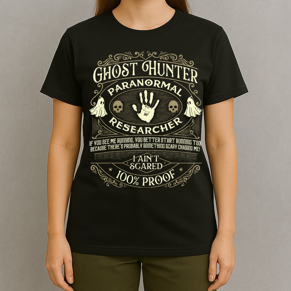 Ghost Hunter Ghost Hunting Halloween Paranormal Activity T-Shirt