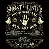 Ghost Hunter Ghost Hunting Halloween Paranormal Activity T-Shirt
