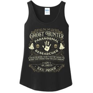 Ghost Hunter Ghost Hunting Halloween Paranormal Activity Ladies Essential Tank