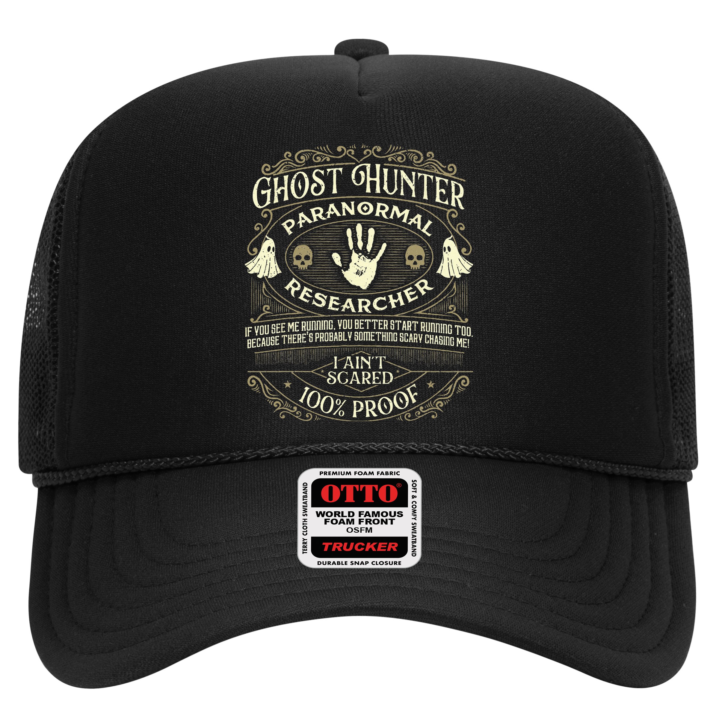 Ghost Hunter Ghost Hunting Halloween Paranormal Activity Hat