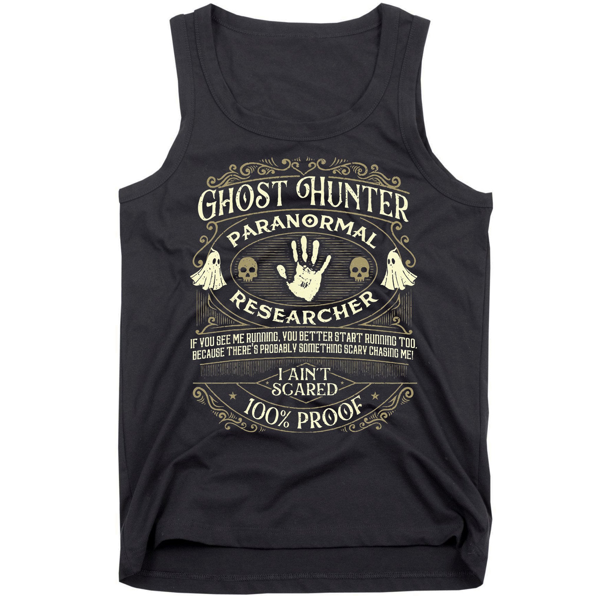 Ghost Hunter Ghost Hunting Halloween Paranormal Activity Tank Top