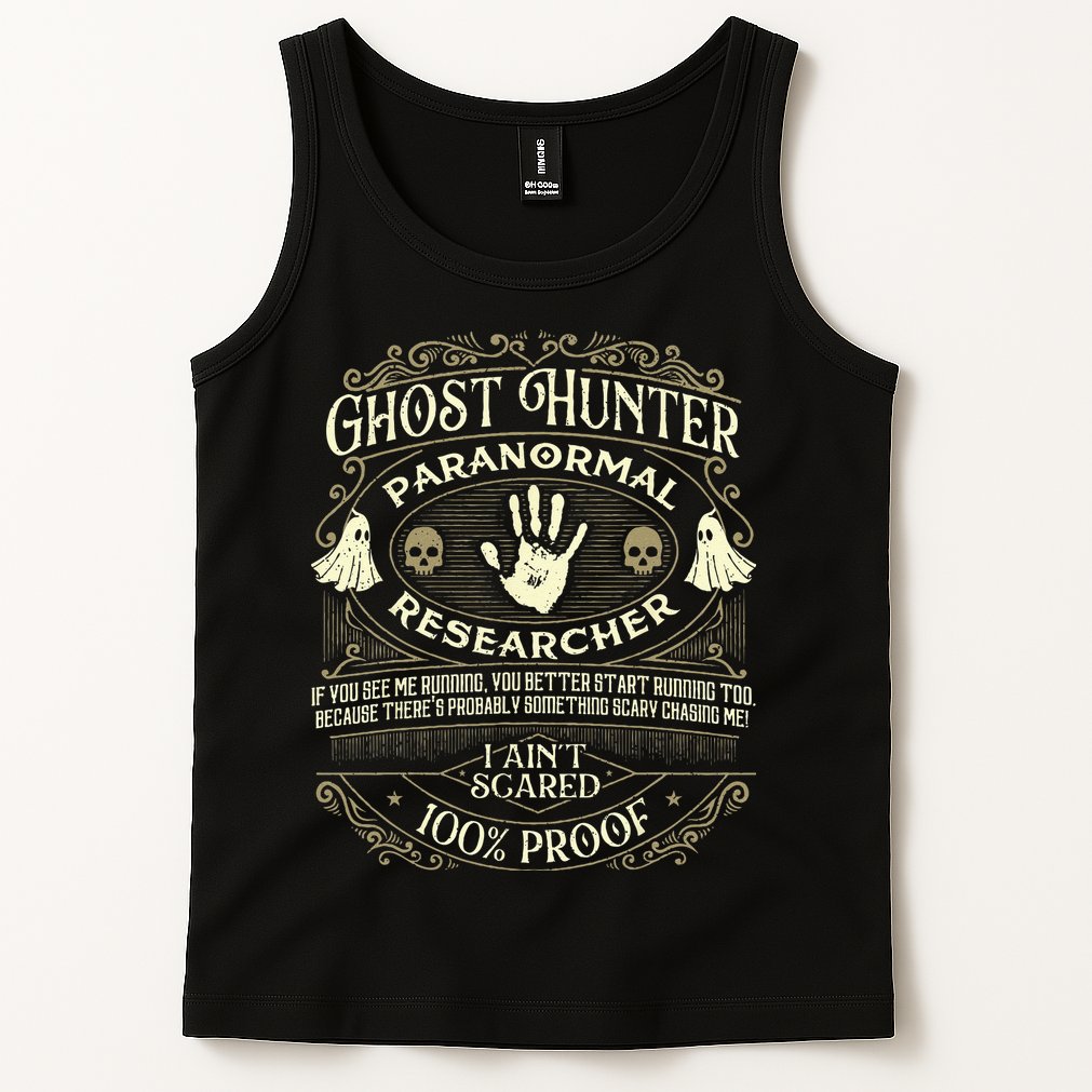 Ghost Hunter Ghost Hunting Halloween Paranormal Activity Tank Top