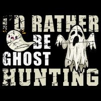 Ghost Hunter Gift Boo Spooky Halloween V-Neck T-Shirt