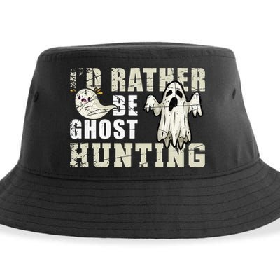 Ghost Hunter Gift Boo Spooky Halloween Sustainable Bucket Hat