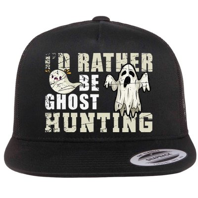 Ghost Hunter Gift Boo Spooky Halloween Flatbill Hat