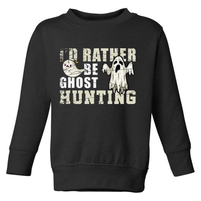 Ghost Hunter Gift Boo Spooky Halloween Toddler Sweatshirt