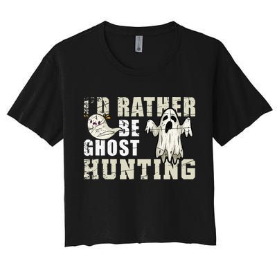 Ghost Hunter Gift Boo Spooky Halloween Crop Top