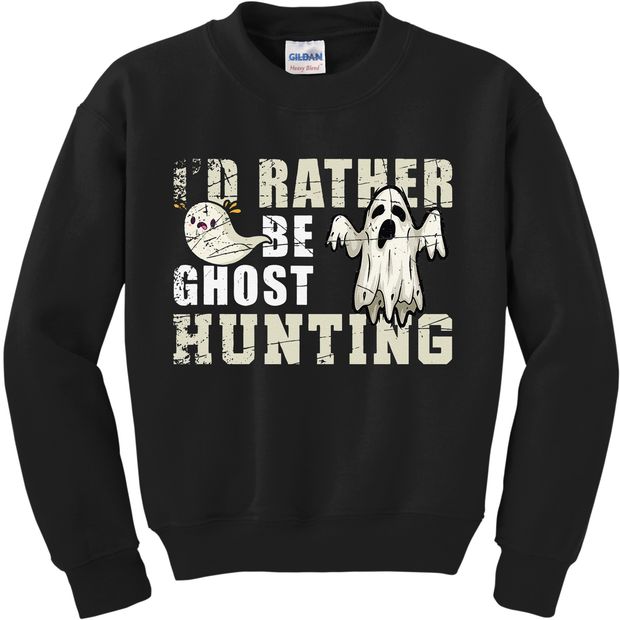 Ghost Hunter Gift Boo Spooky Halloween Kids Sweatshirt