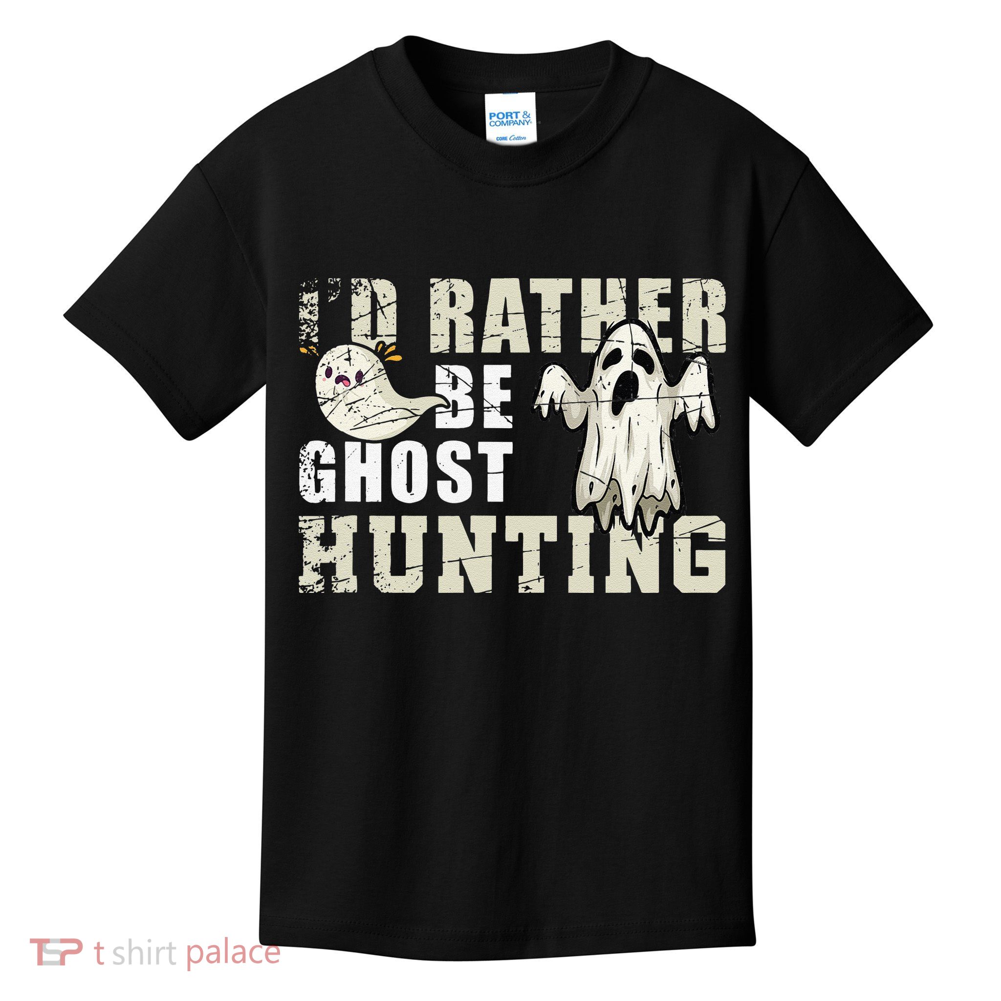 Ghost Hunter Gift Boo Spooky Halloween Kids T-Shirt