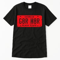 G8r H8r Georgia License Plate Football Tall T-Shirt