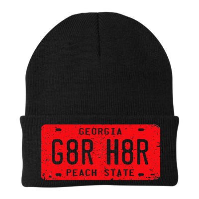 G8r H8r Georgia License Plate Football Beanie