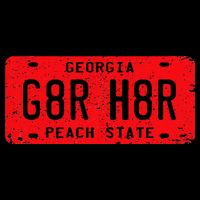 G8r H8r Georgia License Plate Football 16 in Basic Backpack