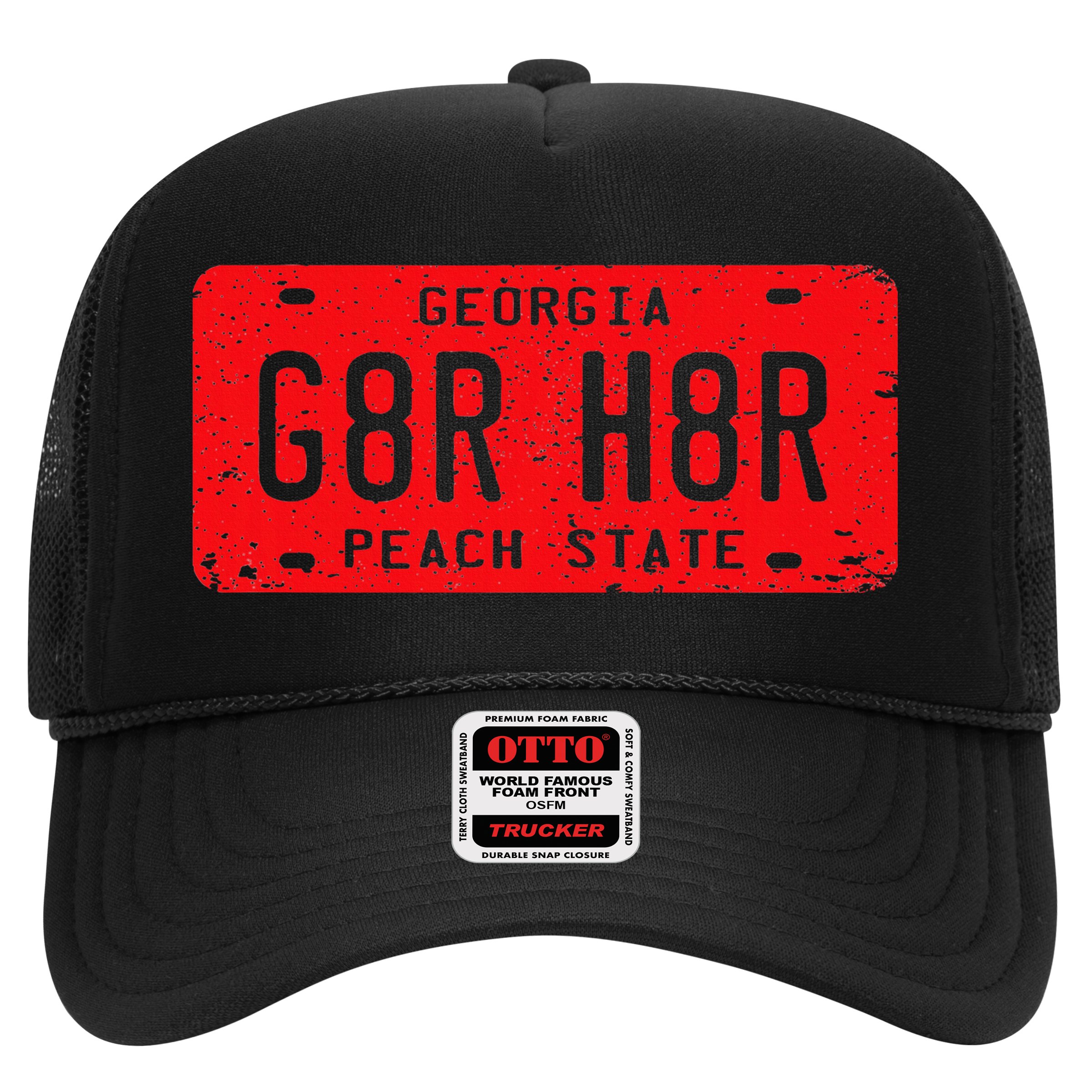 G8r H8r Georgia License Plate Football Hat