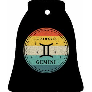 Gemini Horoscope Gemini May June Birthday Gemini Ceramic Bell Ornament