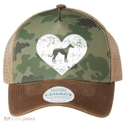 Greyhound Heart Gift Legacy Tie Dye Trucker Hat