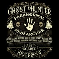 Ghost Hunter Ghost Hunting Halloween Paranormal Activity Apron
