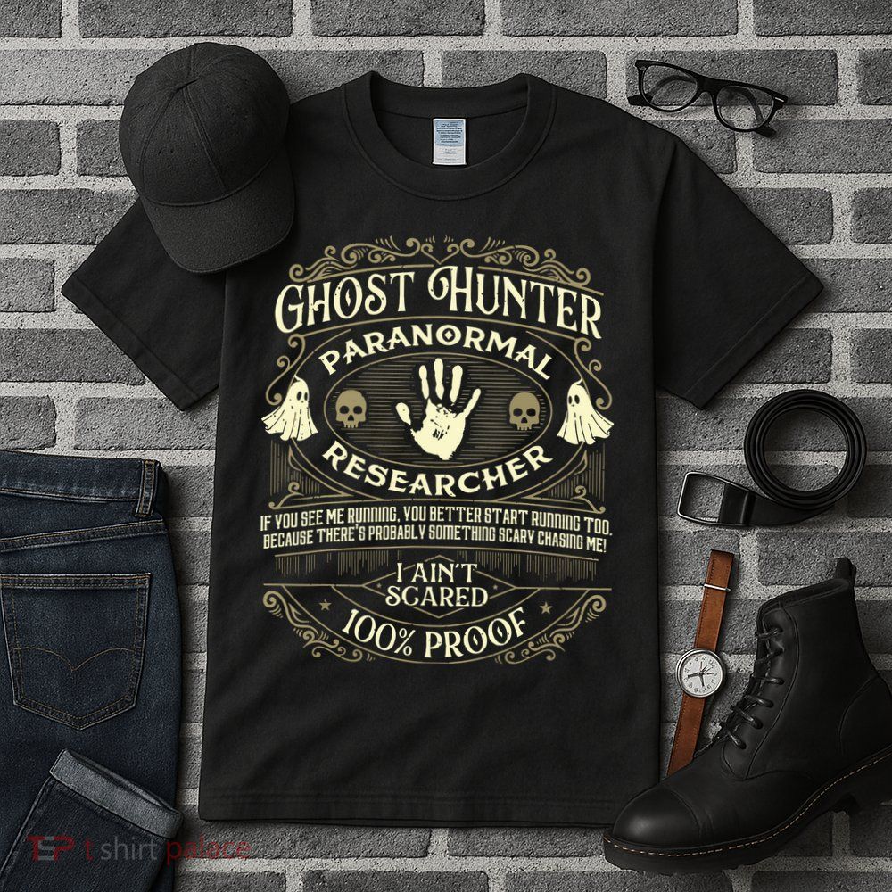 Ghost Hunter Ghost Hunting Halloween Paranormal Activity Tall T-Shirt