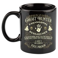 Ghost Hunter Ghost Hunting Halloween Paranormal Activity 11oz C Handle Ceramic Mug
