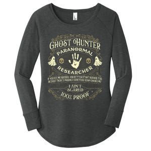 Ghost Hunter Ghost Hunting Halloween Paranormal Activity Women's Perfect Tri Tunic Long Sleeve Shirt