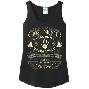 Ghost Hunter Ghost Hunting Halloween Paranormal Activity Ladies Essential Tank