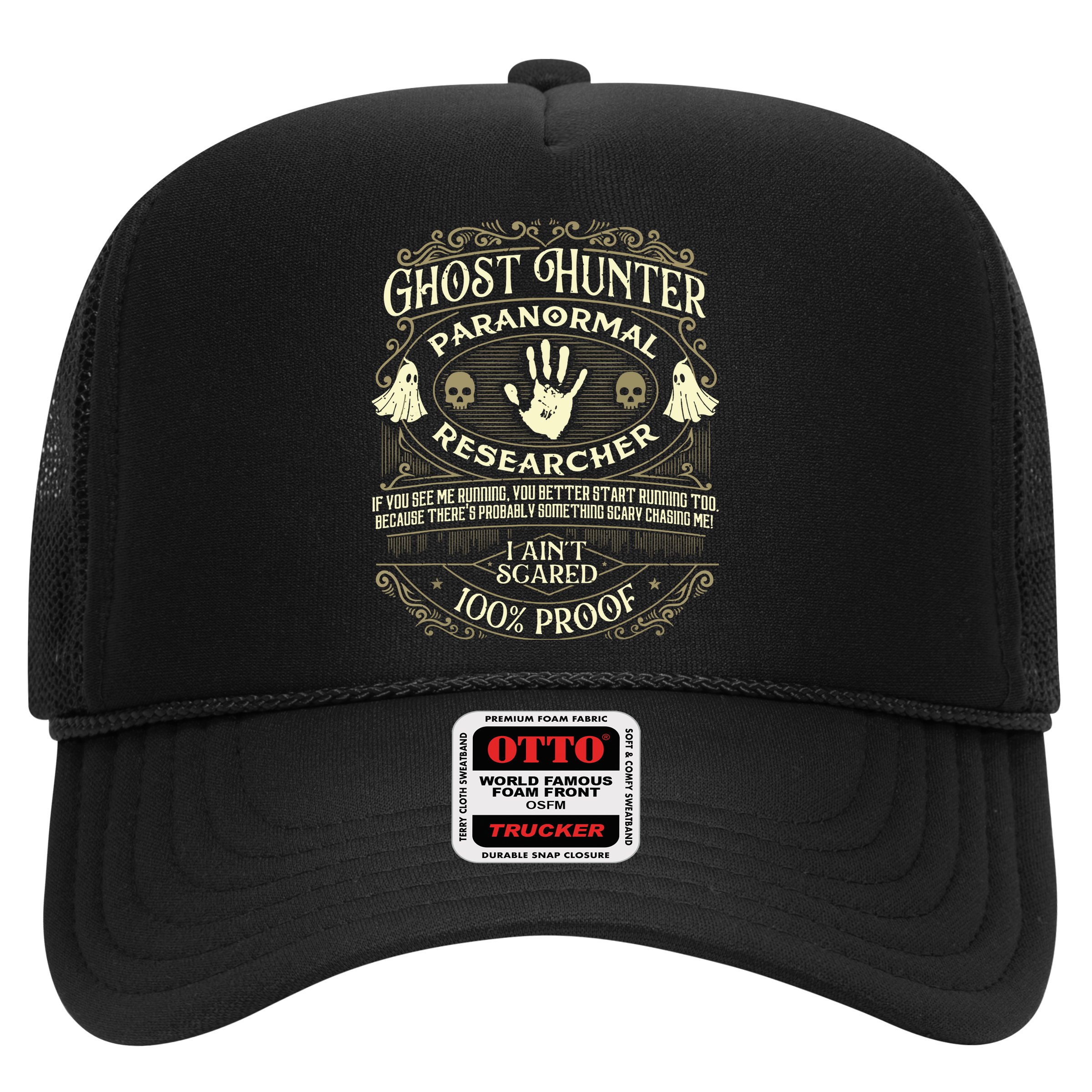 Ghost Hunter Ghost Hunting Halloween Paranormal Activity Hat
