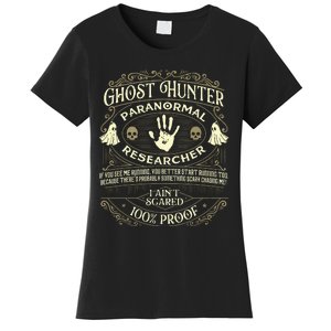 Ghost Hunter Ghost Hunting Halloween Paranormal Activity Women's T-Shirt