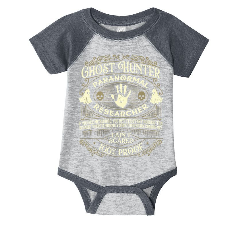 Ghost Hunter Ghost Hunting Halloween Paranormal Activity Infant Baby Jersey Bodysuit