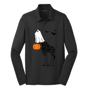 Giraffe Halloween Silk Touch Performance Long Sleeve Polo