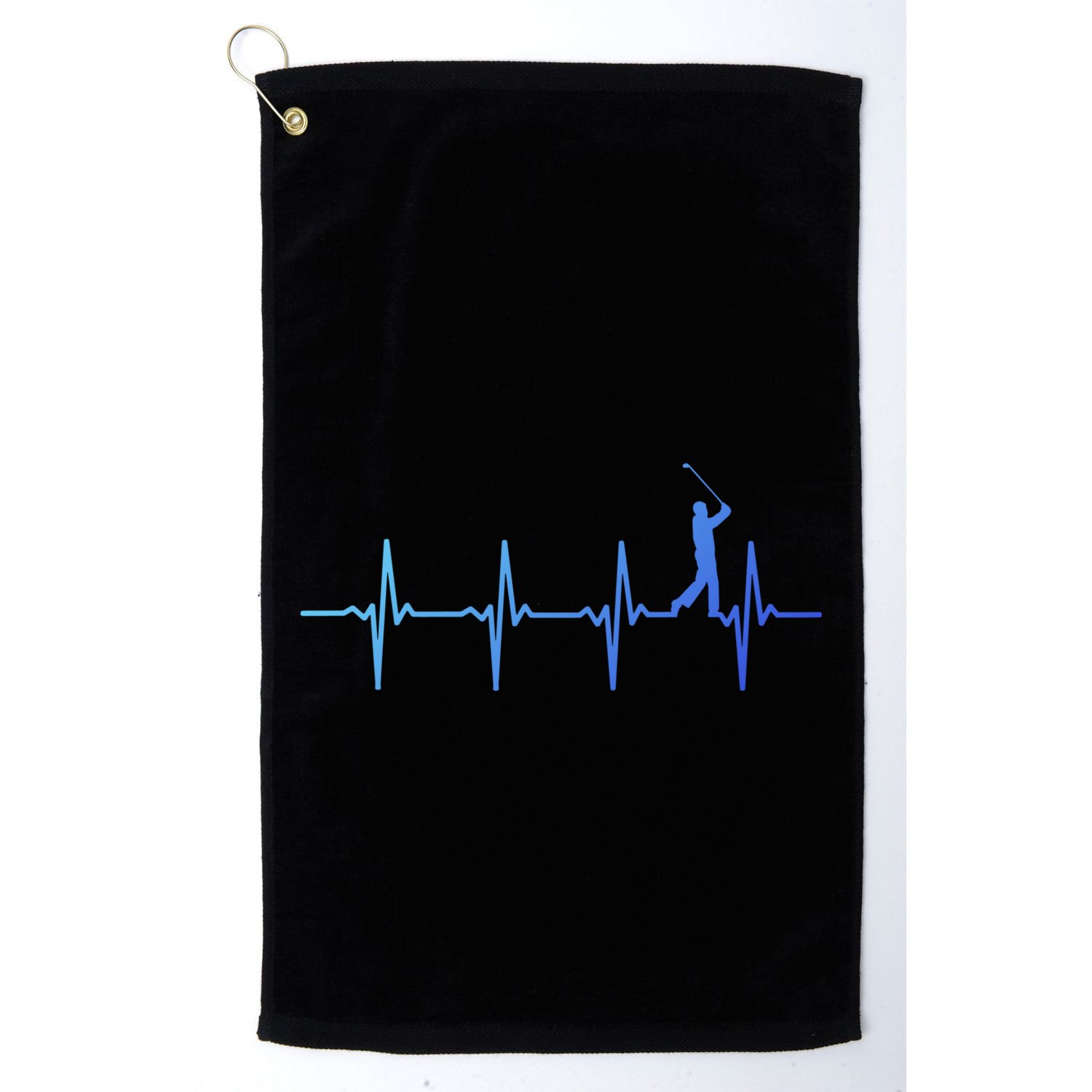 Golf Heartbeat Gift For Golfers And Golf Players Great Gift Golf Towel