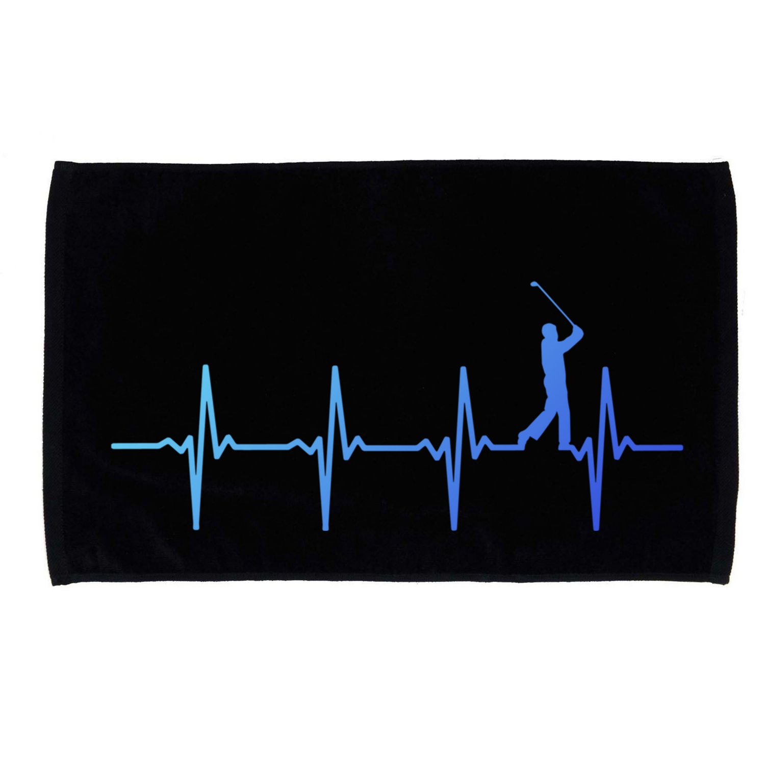 Golf Heartbeat Gift For Golfers And Golf Players Great Gift Microfiber Hand Towel