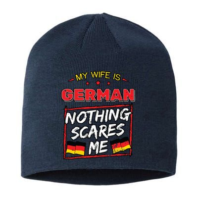 German Husband Germany Flag Family Wife Marriage Girl Sustainable Beanie