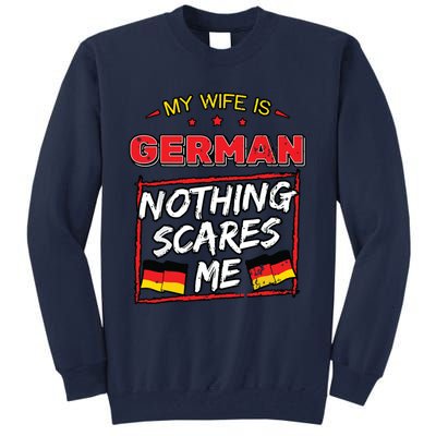 German Husband Germany Flag Family Wife Marriage Girl Tall Sweatshirt