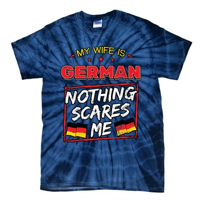 German Husband Germany Flag Family Wife Marriage Girl Tie-Dye T-Shirt