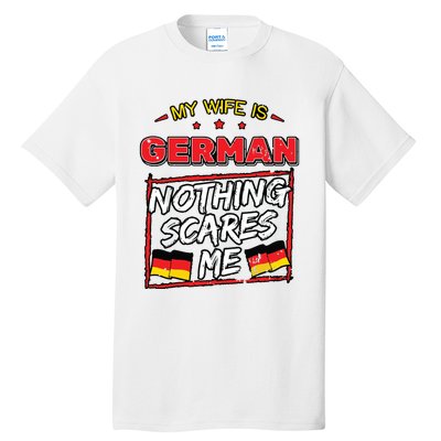 German Husband Germany Flag Family Wife Marriage Girl Tall T-Shirt