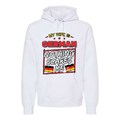 German Husband Germany Flag Family Wife Marriage Girl Premium Hoodie