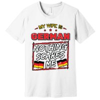 German Husband Germany Flag Family Wife Marriage Girl Premium T-Shirt