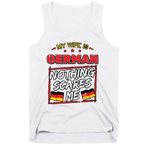 German Husband Germany Flag Family Wife Marriage Girl Tank Top