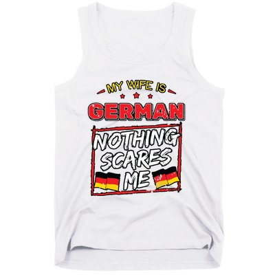 German Husband Germany Flag Family Wife Marriage Girl Tank Top