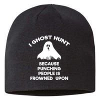 Ghost Hunting Gift Funny Ghost Hunter Punch Sustainable Beanie